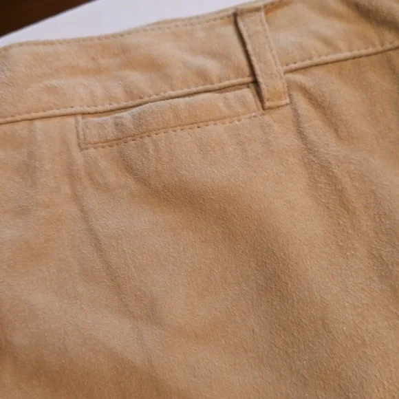 Doncaster Womens Luxury Suede In Khaki/Camel. These Pants Are Custom Fit $60 - Picture 10 of 10